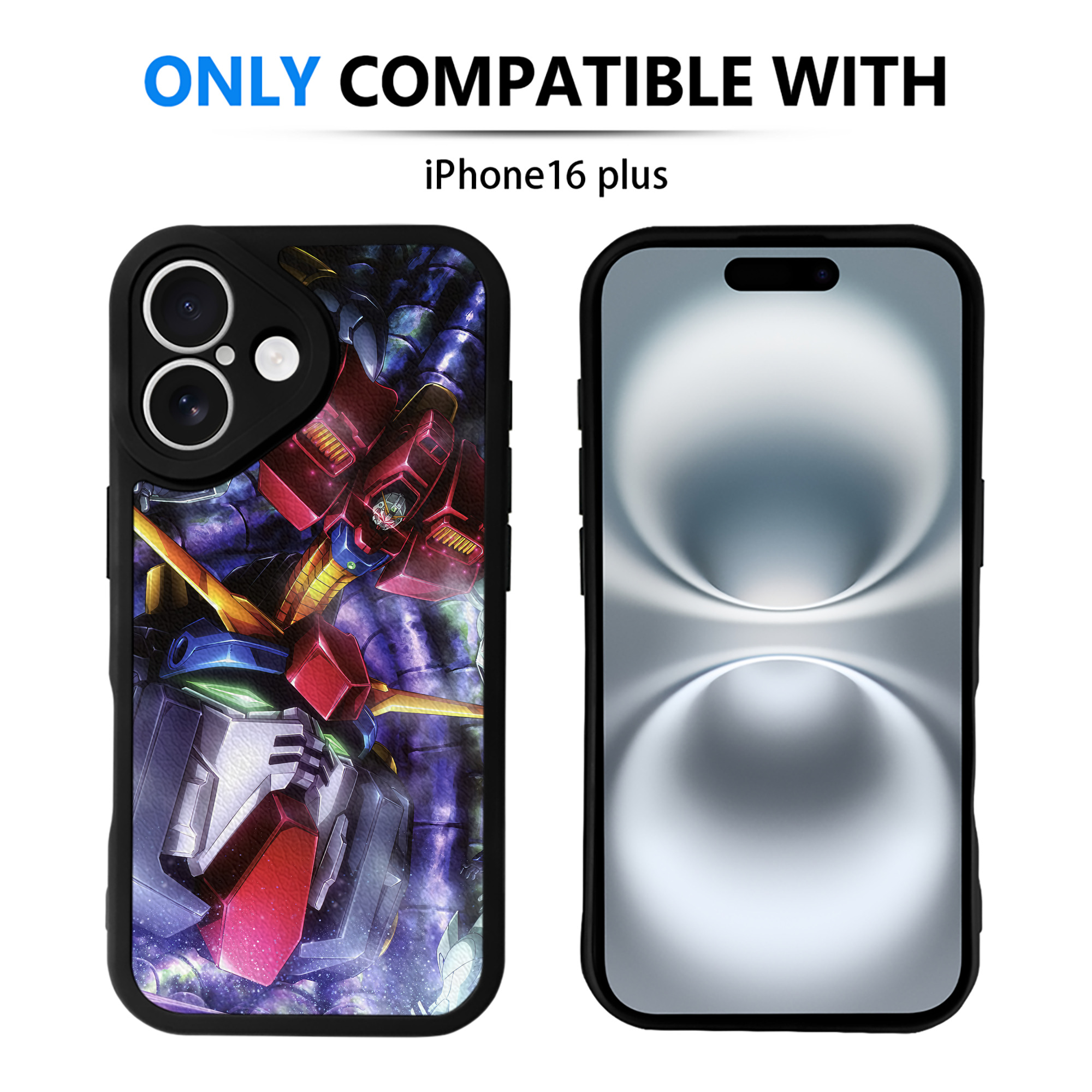 （画像用） 機動戦士ガンダム Mobile Suit Gundam 【iPhone 16シリーズ対応】シリコンスマホケース（レザー調） 材質：シリコン
